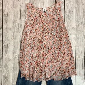 CAbi Women’s Top 5032 Bella Pink Floral Tank